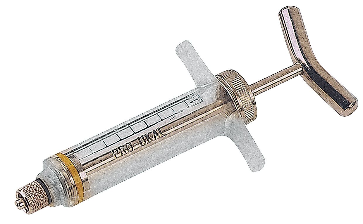 DEMAPLAST metal syringe Luer Lock 10ml unpacked