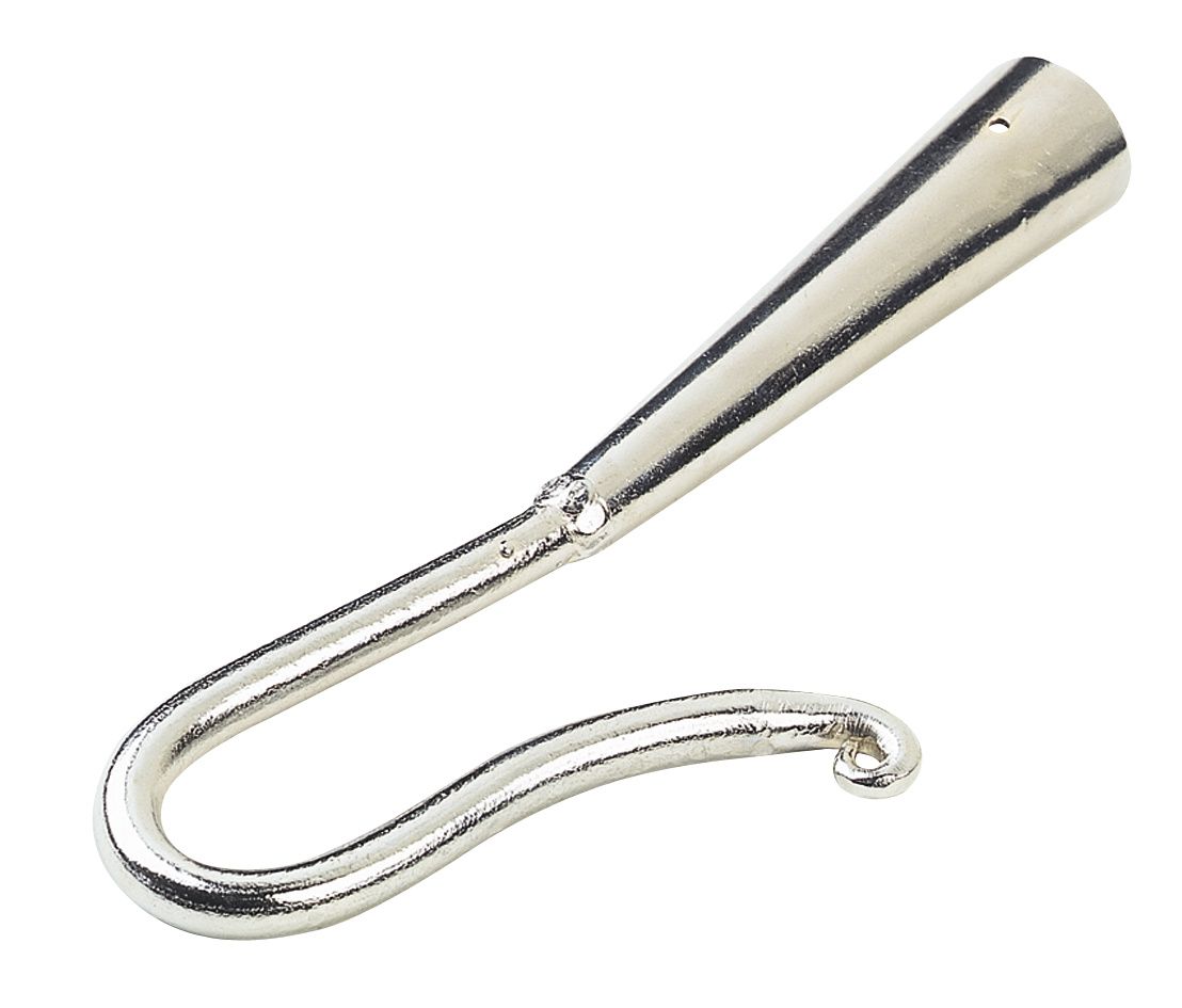 Nickel-plated steel catch hook