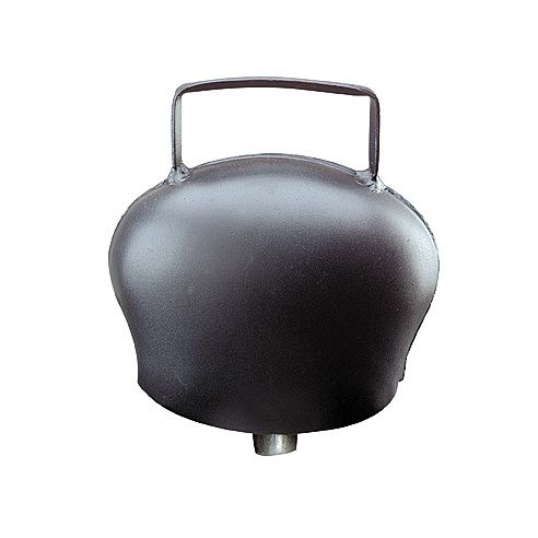 Black blue curved steel bell 104 mm