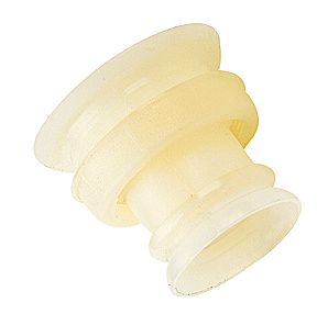 Clapet en plastique blanc pour seau à veau