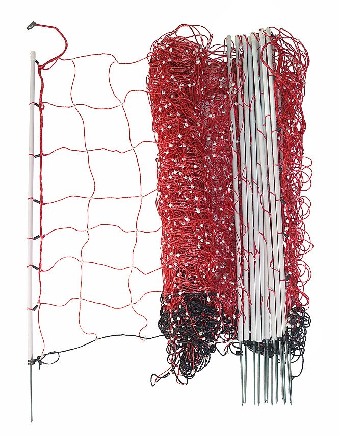 Filet mouton rouge hauteur 0,90 m - 50m, pour mouton BEAUMONT