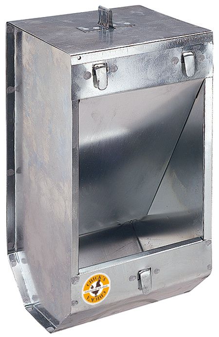 Mangeoire pour lapin en métal, 1 compartiment