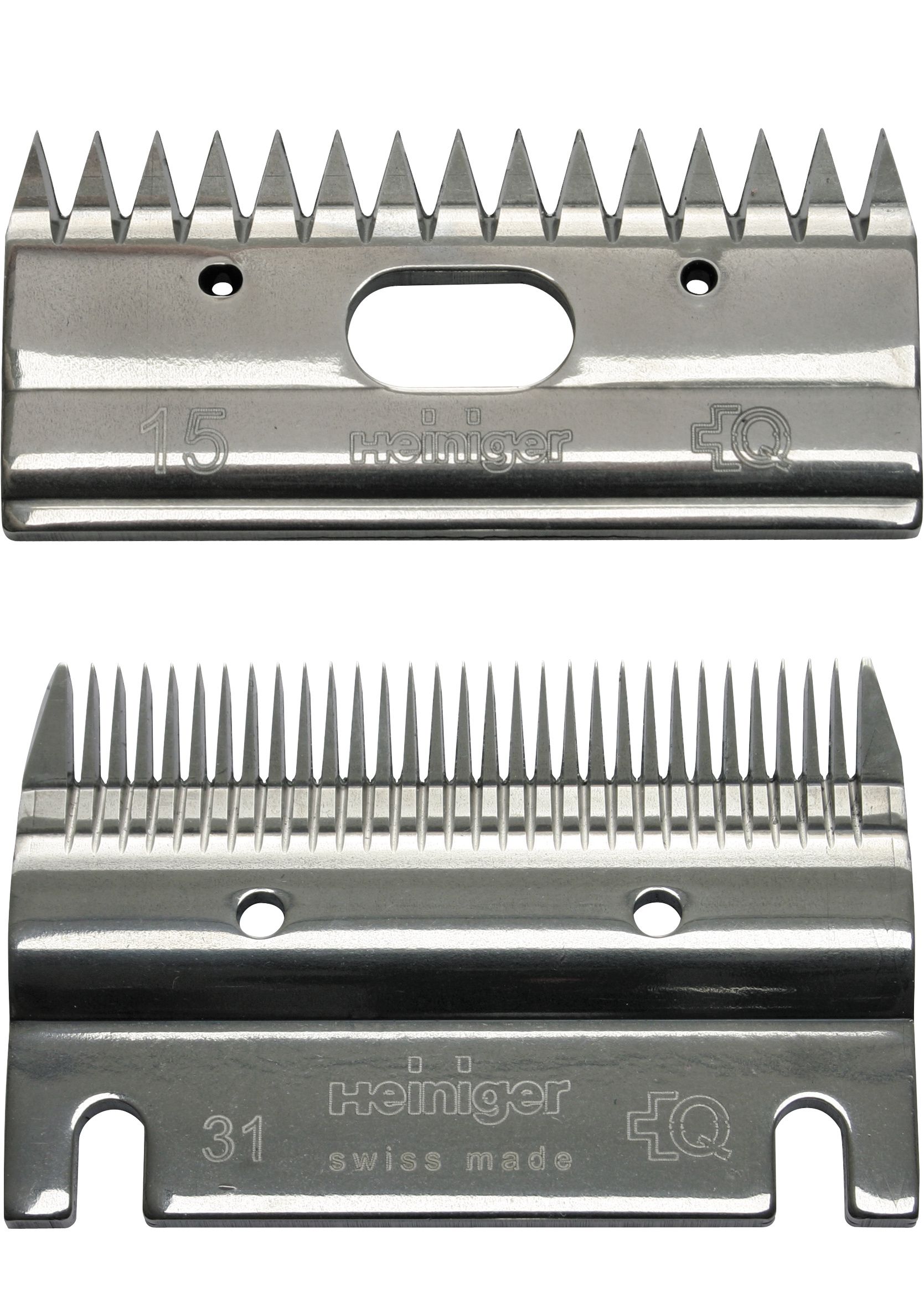 Heinger 31/15 horse comb/cutter set