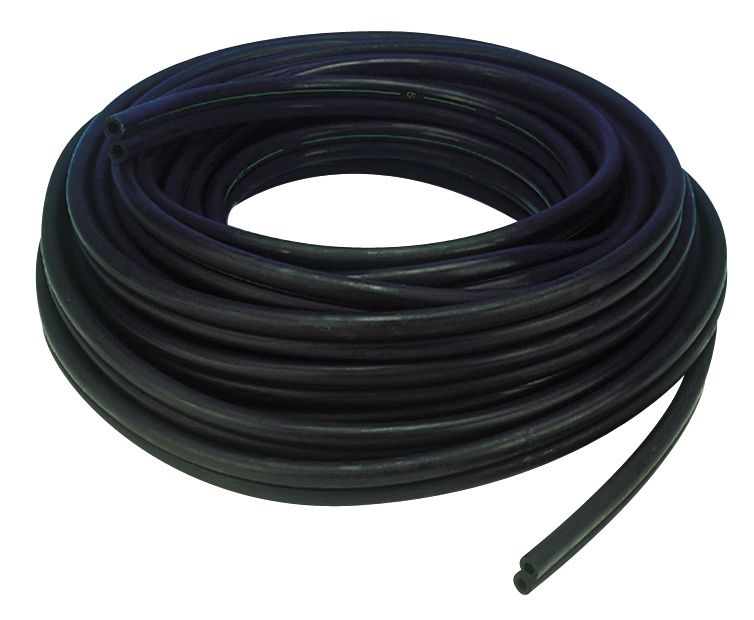 Tuyau à air jumelé en caoutchouc 7 x 13 mm, 20 m
