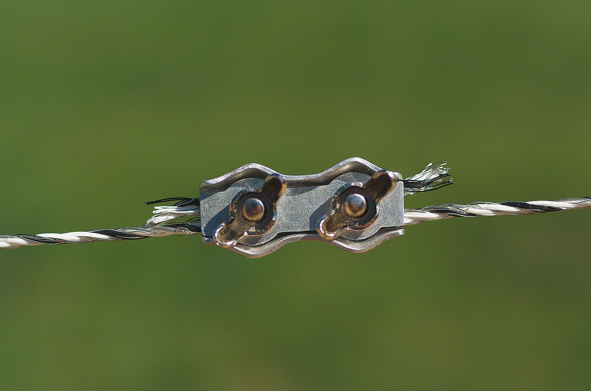 Aluminium connector for ropes X5