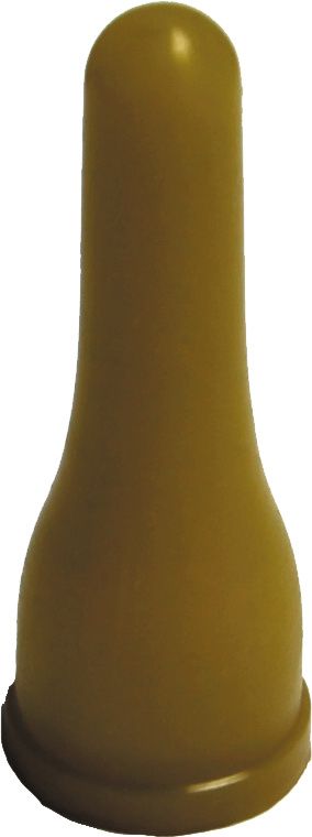 Natural rubber lamb teatfor bottle x1 unpacked