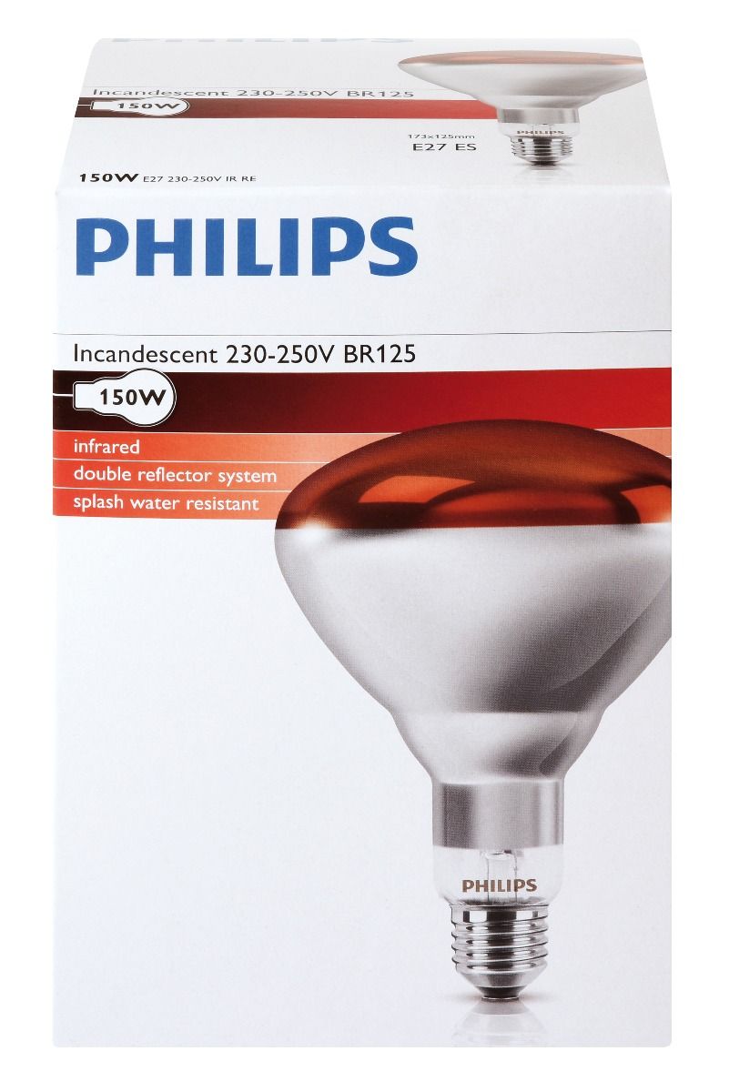 Philips Ir Lampe 150W Rot