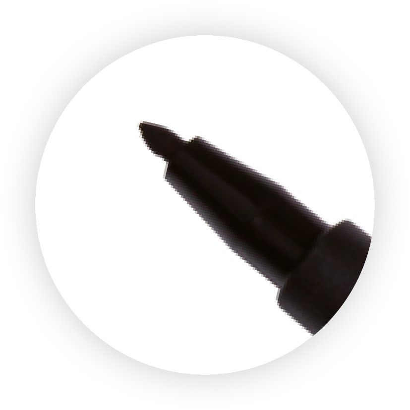 Marqueur noir pointe fine 