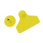 Boucles de marquage Ukalflex large+bouton nue jaune x20