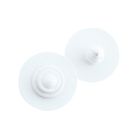 Boucles de marquage Ukaflex bouton+bouton nue blanc