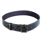 Collier cuir noir 60mm x 125cm