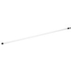 White painted metal handle, 1,20 m