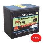 Box de 45 Piles 9V - 170 AH TURBOMAX AB170 HORIZONT