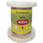 Fil ACO acier galvanisé monocordon 400m HORIZONT 