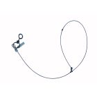 10 white collets with 2.3 mm diameter  