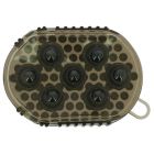 Curry comb and massage double sided glove