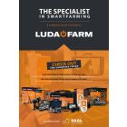 Poster de gamme LUDA FARM en version anglaise et allemande