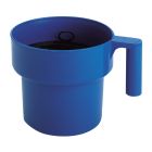 Conic plastic milking cup 1 L