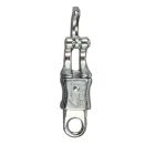 Snap hook of panic, fixed round eye