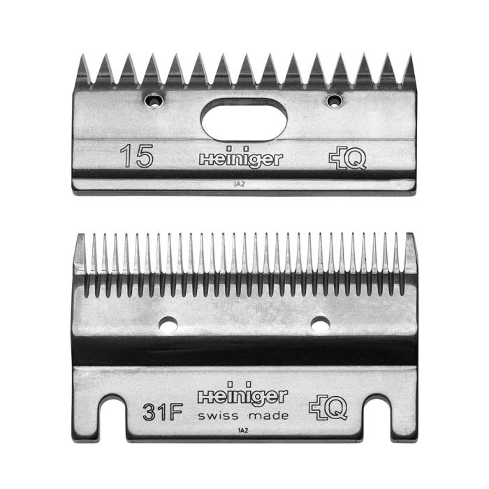 Horse comb set  31F/15 teeth Heiniger