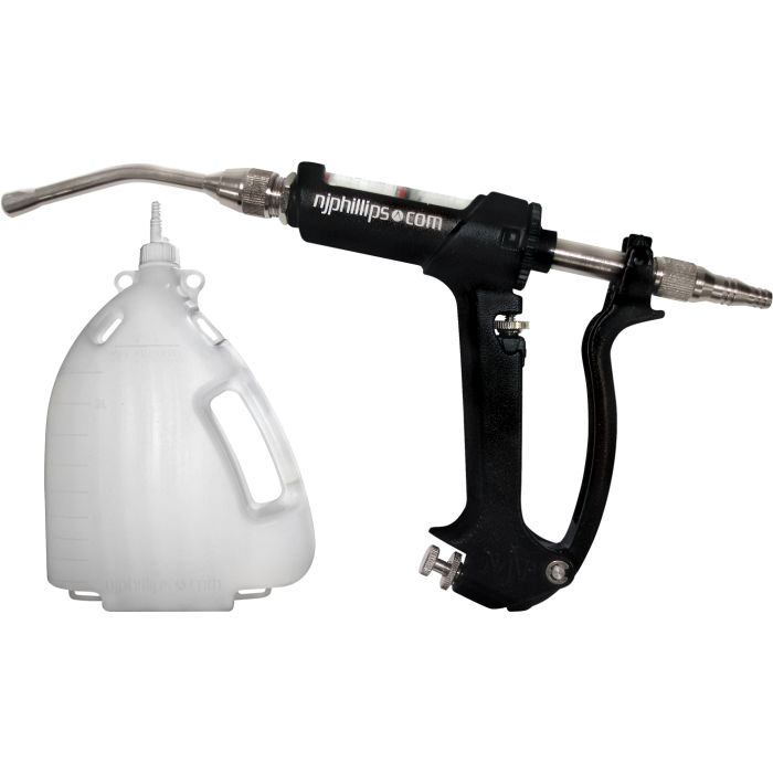 Metal oral drencher 20 ml with 2,5 l Backpack NJPHILLIPS