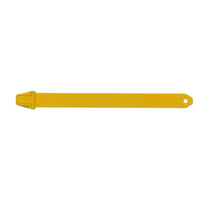 Bracelet plastique jaune pour vache X4