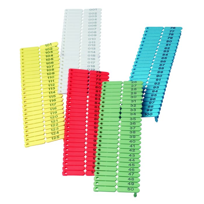 Ukaltag 1-100 eartag blue x100