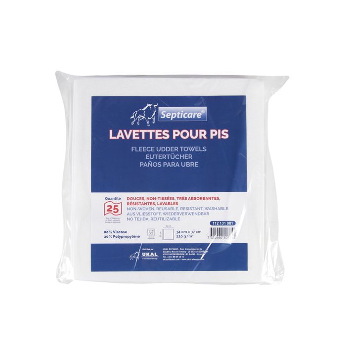 Lavettes pour pis SEPTICARE X25