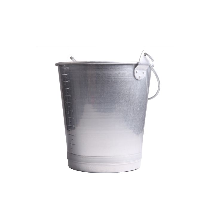Seau en aluminium avec bec verseur 12 L 
