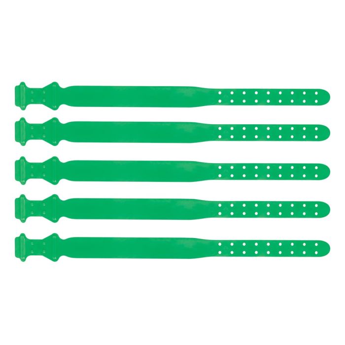 Collier plastique pour ovins vert X5