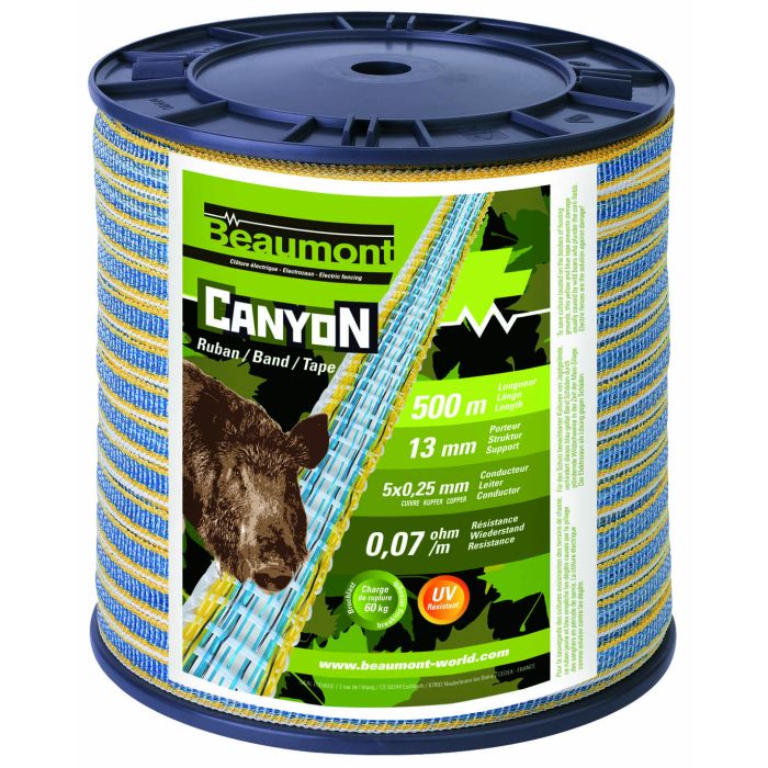 CANYON tape yellow/blue 13mm/500m