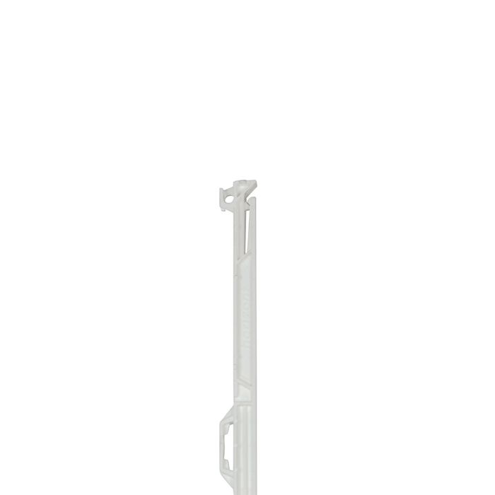 10 white fence posts in plastic 138 cm HORIZONT