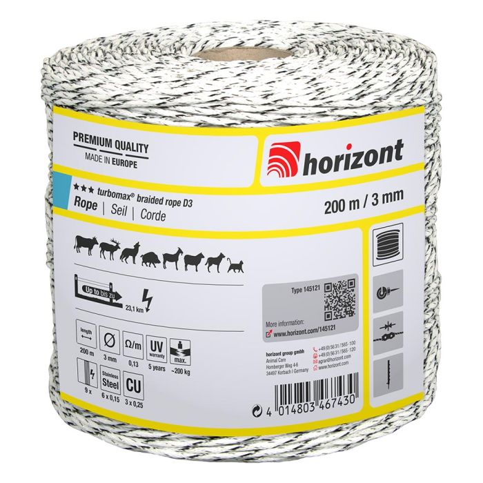 Fil tressé TURBOMAX D3 200 m