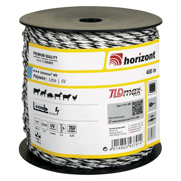 Wire TURBOMAX W9 400m HORIZONT