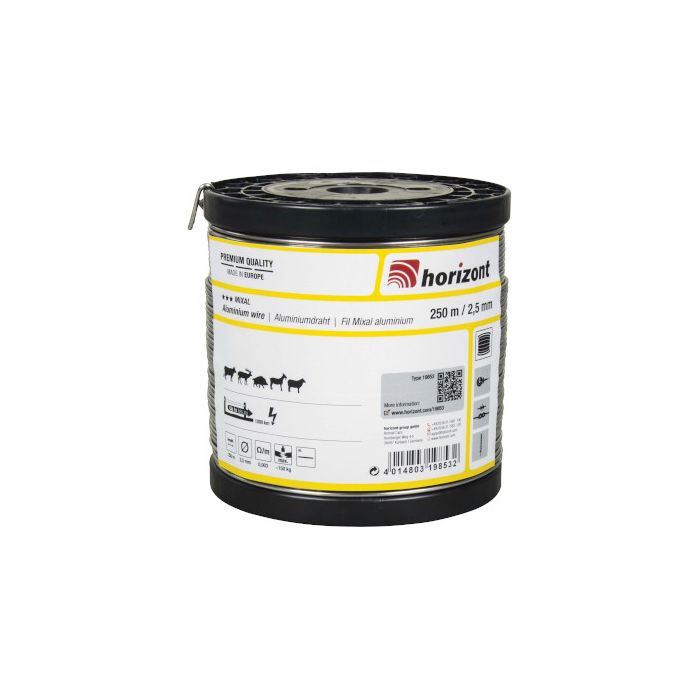 Fil MIXAL en alliage d'aluminium 250m HORIZONT 