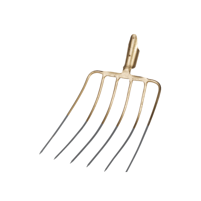 Fourche avec douille de fixation, 6 dents