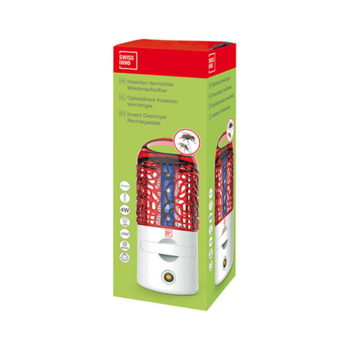 Destructeur d'insectes LED 4 watts premium SWISSINNO SOLUTIONS