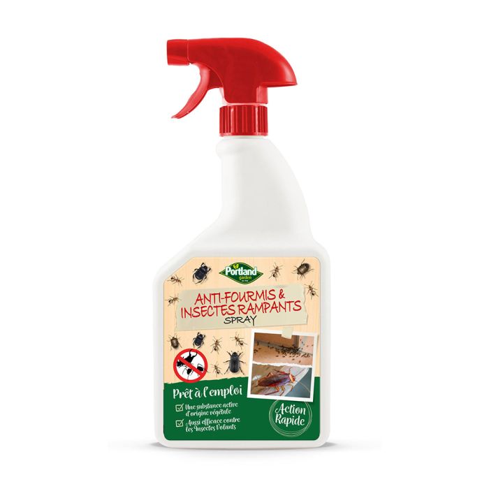 Spray Anti-Fourmis & Insectes rampants 500 mL Portland Garden 