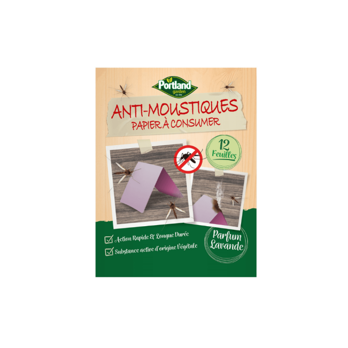 Papier à consumer anti-moustiques Portland Garden 