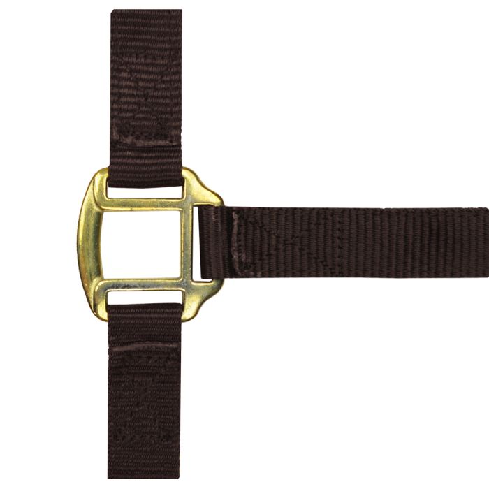 NORTON Leather lined nylon headcollar
