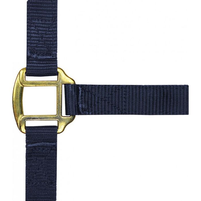 NORTON Leather lined nylon headcollar