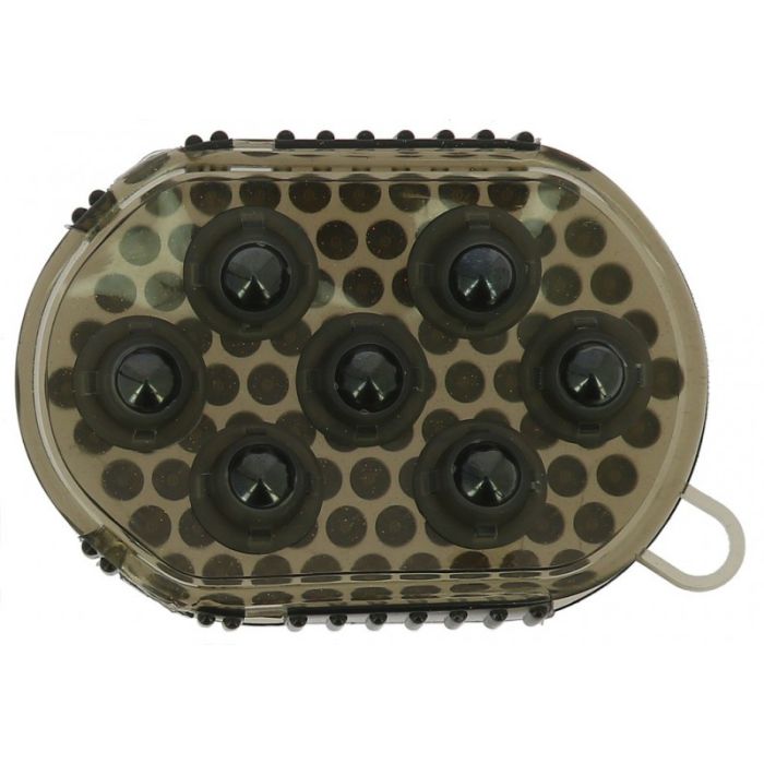 Curry comb and massage double sided glove