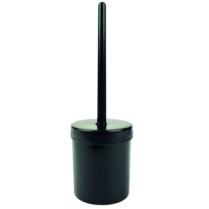 Hoof oil brush with container