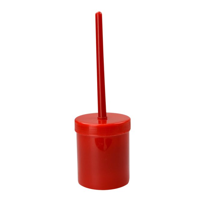 Pinceau pour sabot avec pot rouge