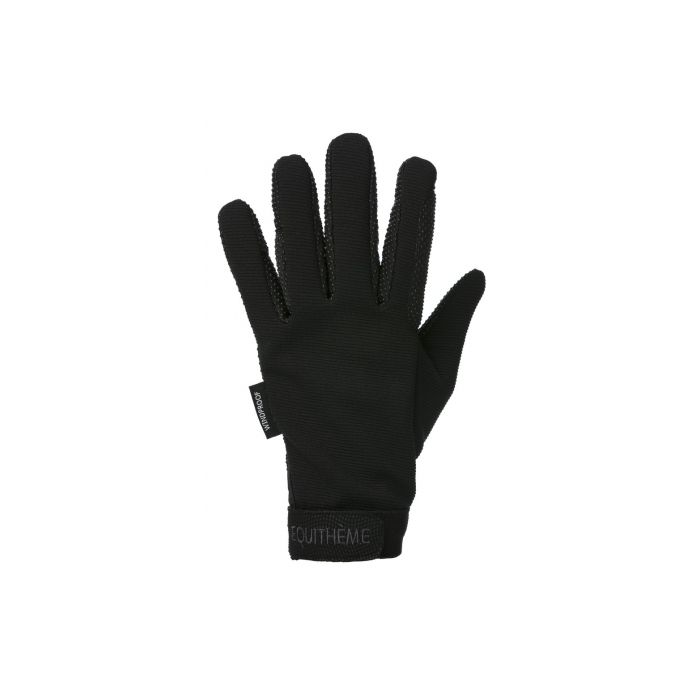 EQUITHÈME Black Gloves Knit - XXL