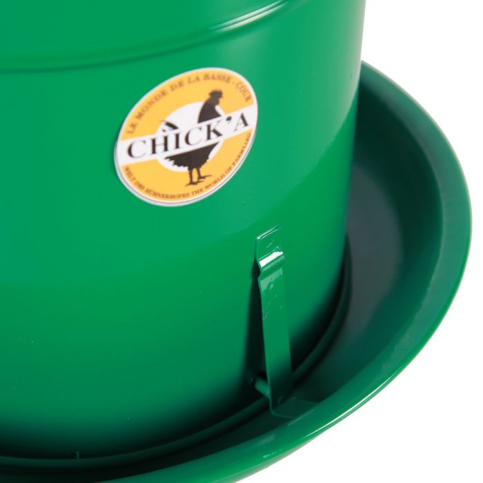 Nourrisseur trémie émaillé à crémaillère 10 L