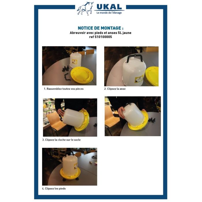 Abreuvoir sur pied 5L