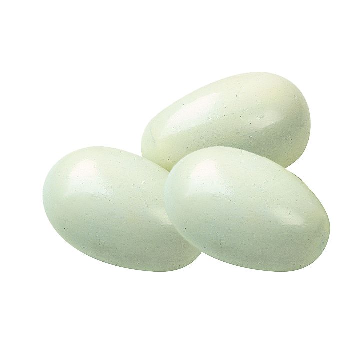 Oeufs poule en bois peint par 3