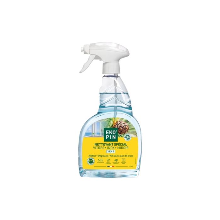 Nettoyant spécial surfaces vitrées 3 en 1 EKOPIN 750 ml