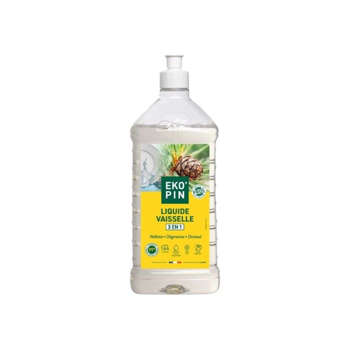 Liquide vaisselle 3 en 1 EKOPIN 1L
